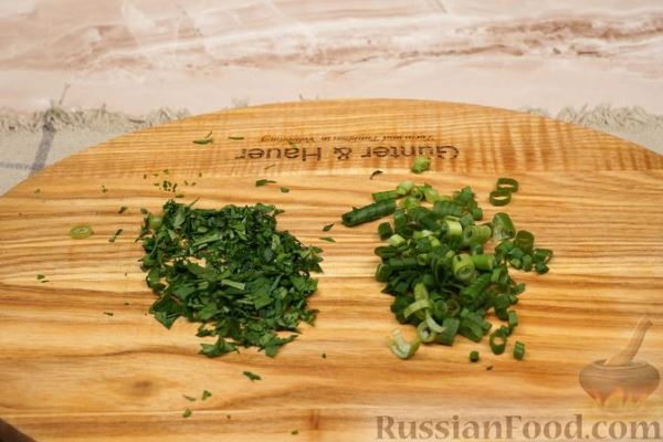 Салат из нута с жареным болгарским перцем и зеленью