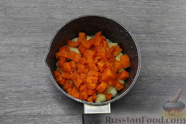 Картофельно-морковное пюре с грушей